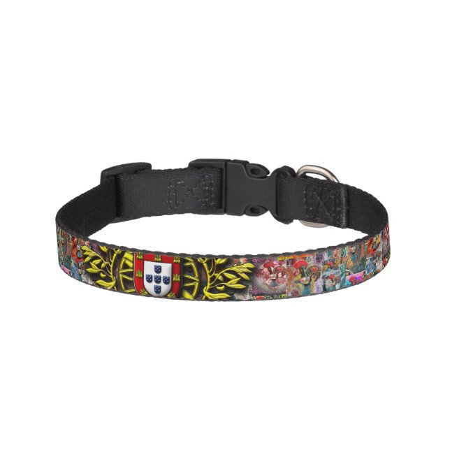 Galo de Barcelos, Portugal Pet Collar (Front)