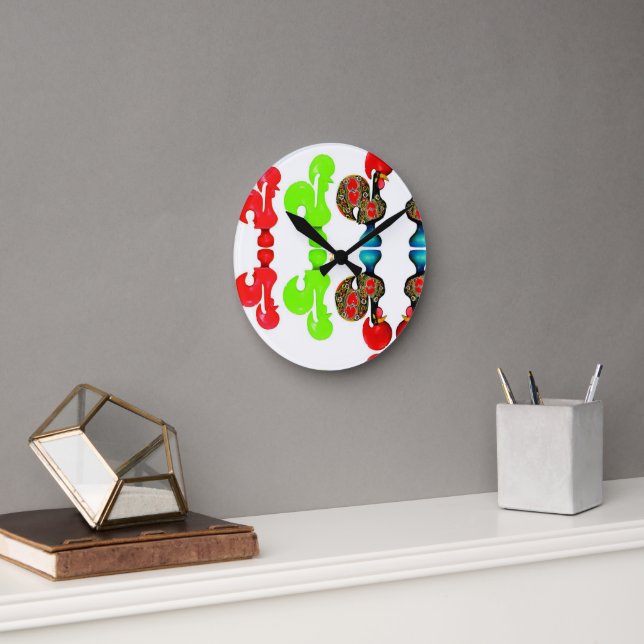 Galo de Barcelos Portugal  Round Clock (Office)