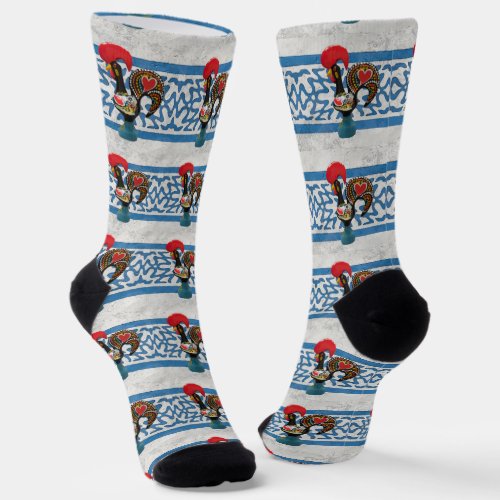 Galo de Barcelos Portugal Socks