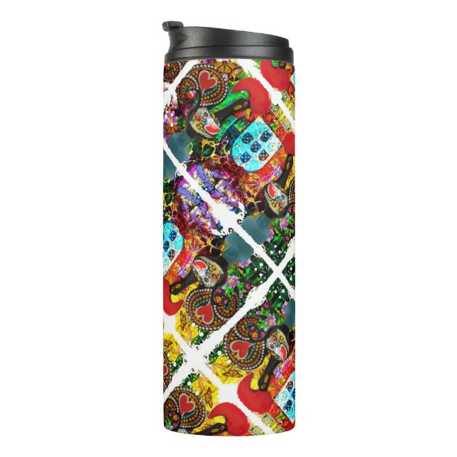 Galo de Barcelos, Portugal Thermal Tumbler (Rotated Right)