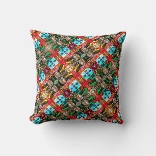 Galo de Barcelos, Portugal Throw Pillow