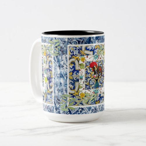 Galo de Barcelos Portugal Two_Tone Coffee Mug