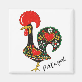 Galo de Barcelos Portuguese Rooster Magnet