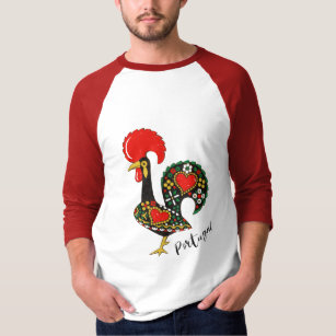 Galo de Barcelos Portuguese Rooster T-Shirt