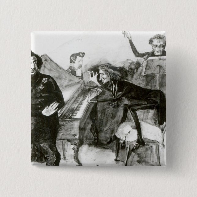 Galop Chromatique Pinback Button (Front)