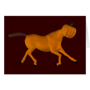 Galopping Halloween Horse Cards