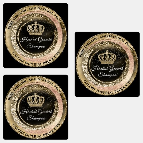 Galore Imperial Golden Crown Name Herbal Shampoo   Labels