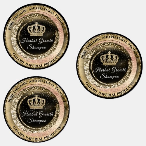 Galore Imperial Golden Crown Name Herbal Shampoo  Labels