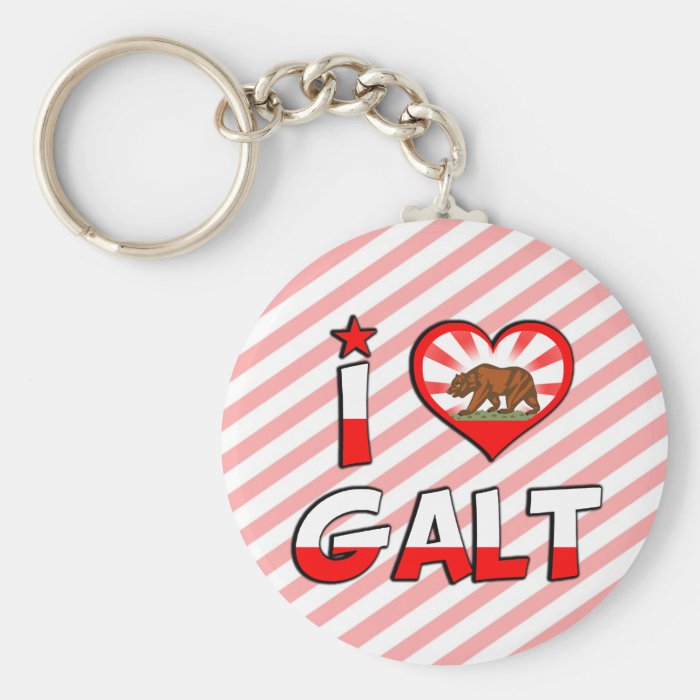 Galt, CA Keychain