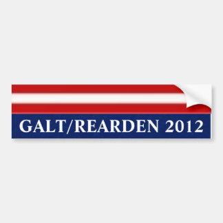 Galt/Rearden 2012 Bumper Sticker