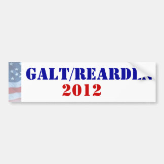 Galt/Rearden President 2012 Bumper Sticker
