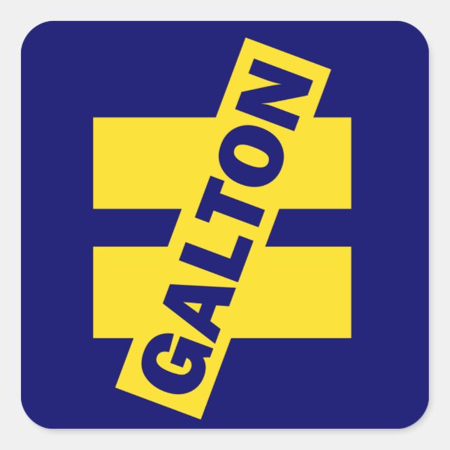 Galton Inequality bumper sticker (Front)