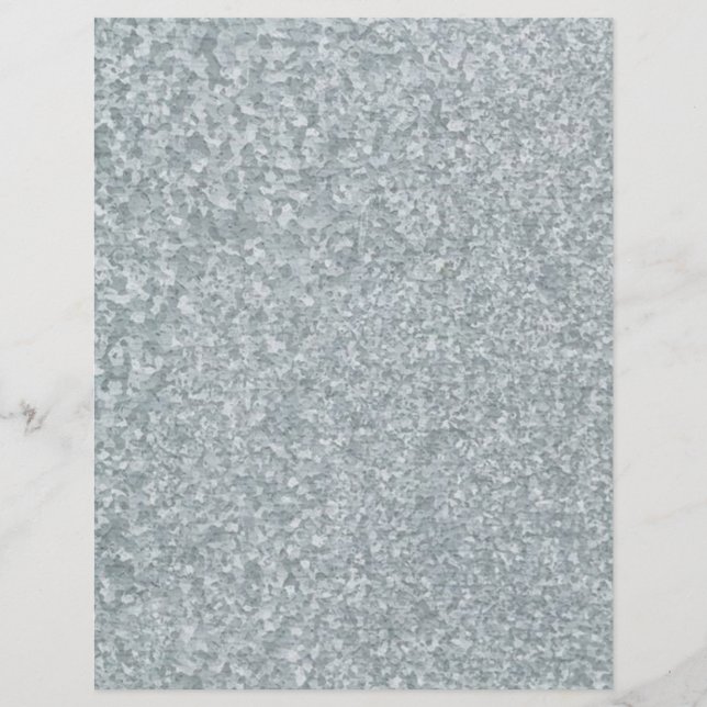 Galvanized metal look origami paper (Front)