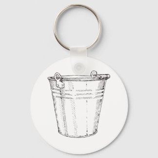 Galvanized Pail Keychain