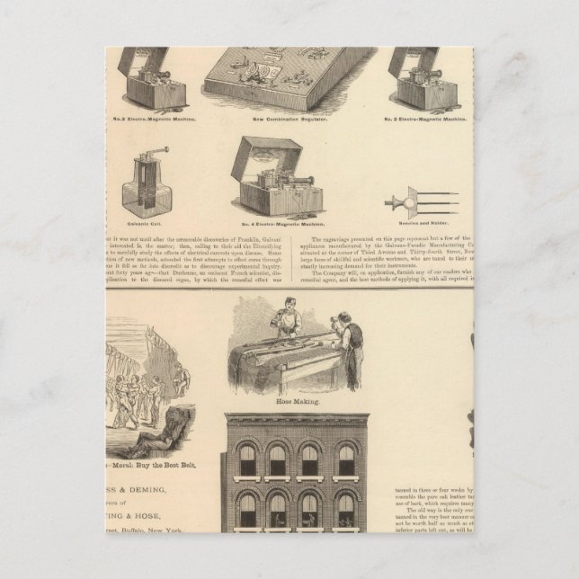 Galvano Faradic Manufacturing Company Bickford Postcard (Front)