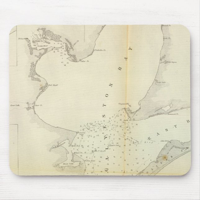 Galveston Bay, Texas Mouse Pad (Front)