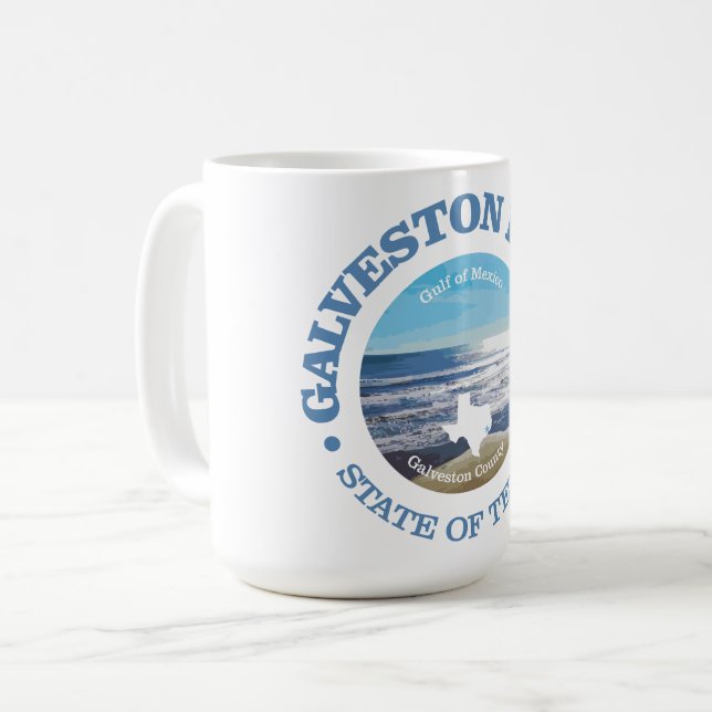 Galveston Island (C) Coffee Mug (Front Left)