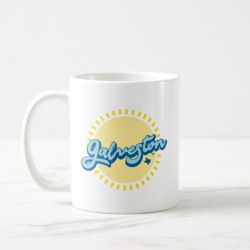 Galveston Island Texas Coffee Mug