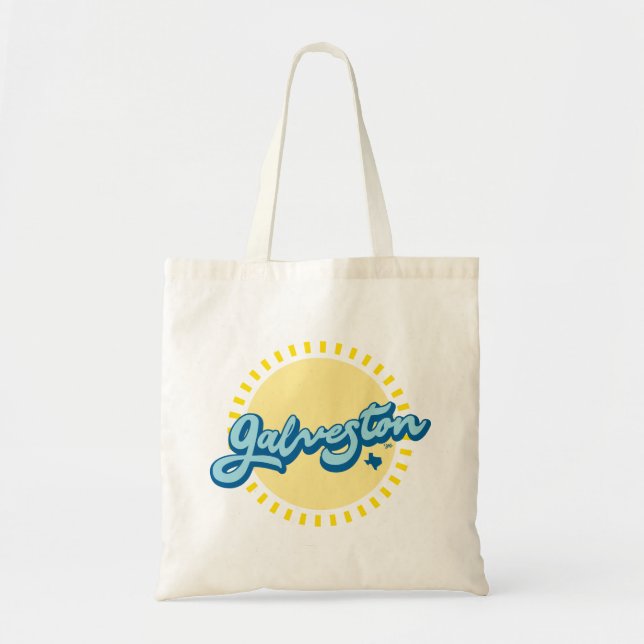 Galveston Island Texas Tote Bag (Front)