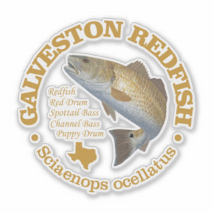 Galveston (redfish) sticker