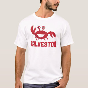 Galveston T-shirt - Funny Red Crab