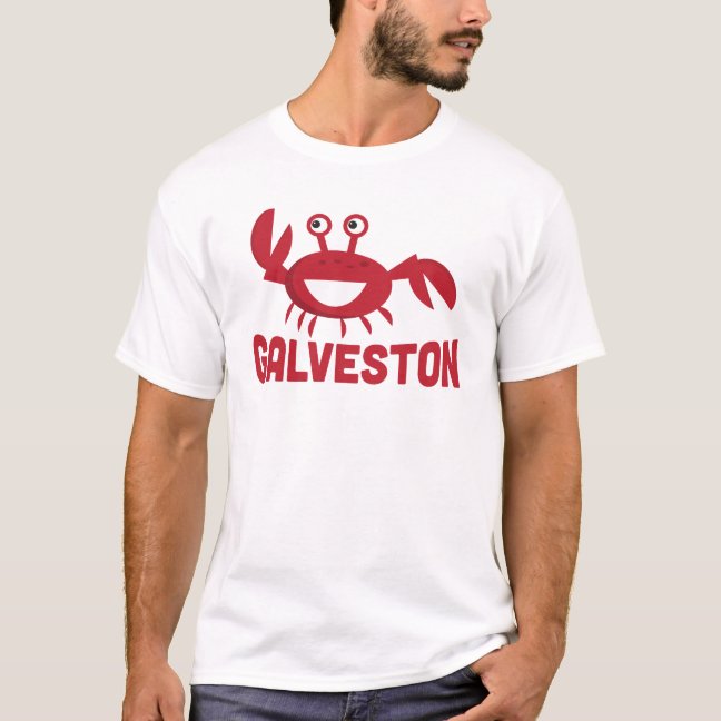 Galveston T-shirts – Funny Red Crab Graphic Tees