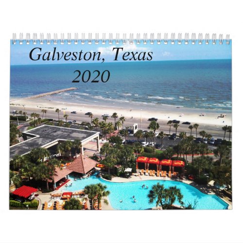 Galveston Texas 2020 Calendar