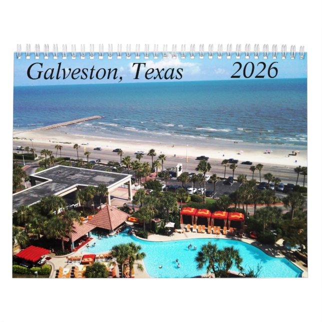 Galveston, Texas 2026 Calendar (Cover)