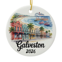 Galveston Texas 2026 Christmas Ornament Cruise Gif