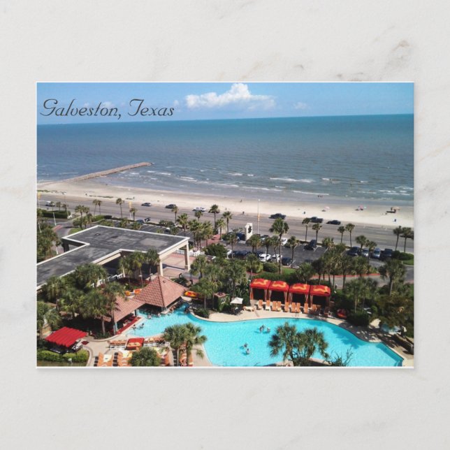 Galveston, Texas Postcard (Front)