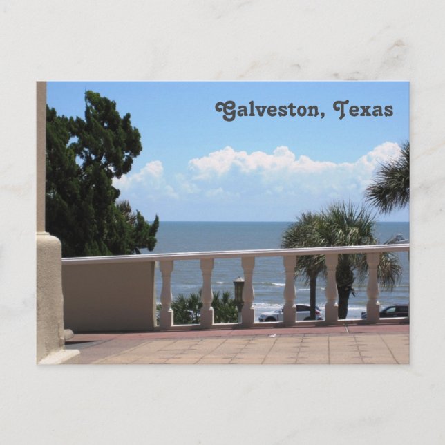 Galveston, Texas Postcard (Front)