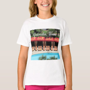 Galveston, Texas - San Luis Hotel Sundeck T-Shirt