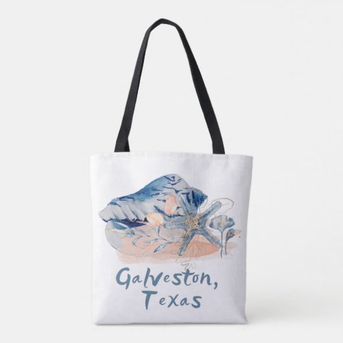 Galveston Texas Seashells  Tote Bag