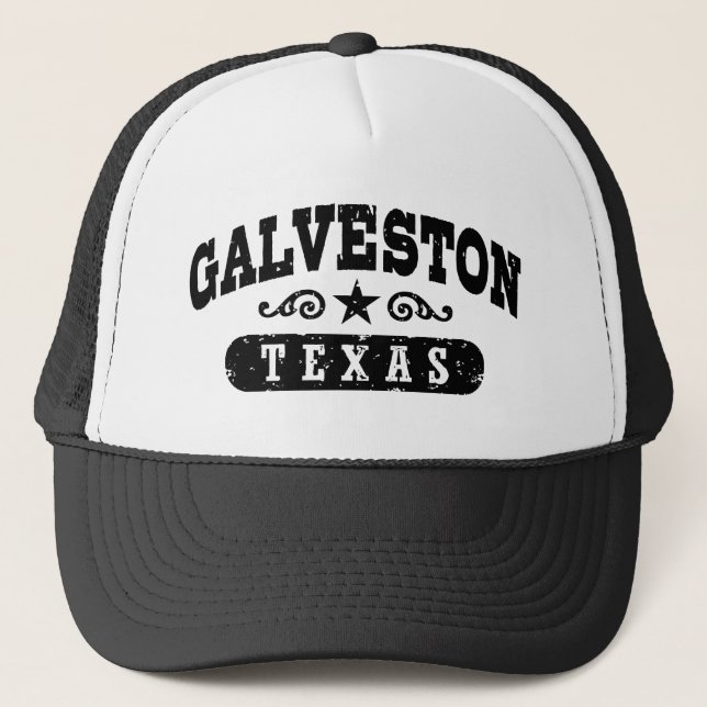 Galveston Texas Trucker Hat (Front)