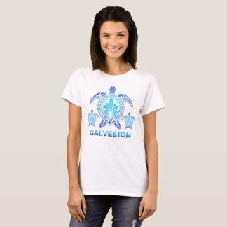 Galveston Texas TX Ocean Blue Sea Turtle Souvenirs T-Shirt
