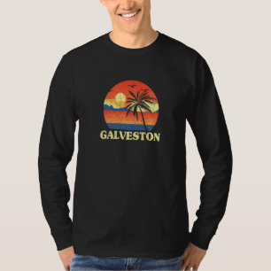 Galveston Texas Tx Summer Galvestonian Tropical Be T-Shirt