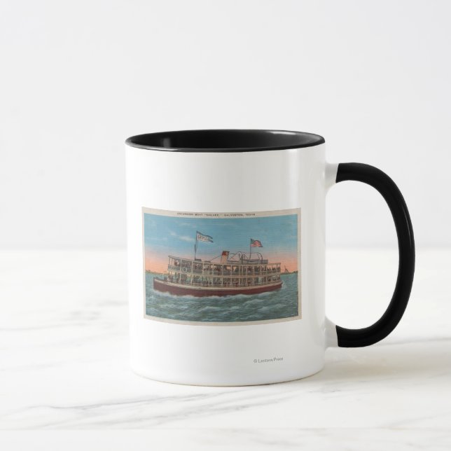 Galveston, TX - View of the Galvez Mug (Right)