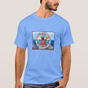 Galveston Ukulele GUS man’s Octopus Banner T-Shirt