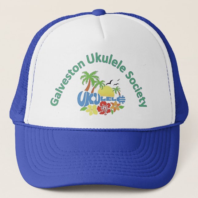 Galveston Ukulele Society GUS Classic Logo Hat (Front)