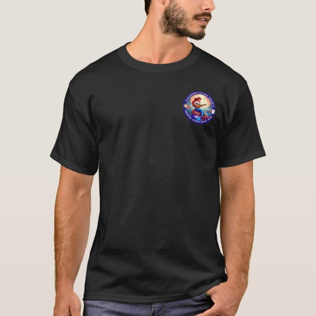 Galveston Ukulele Society GUS Men’s Mermaid SS T-Shirt (Front)