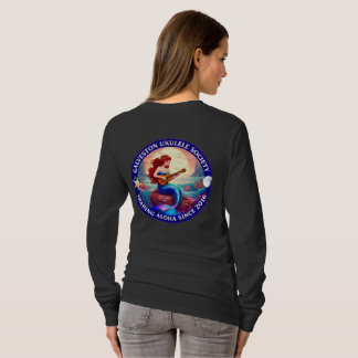 Galveston Ukulele Society Mermaid Shirt Women LS