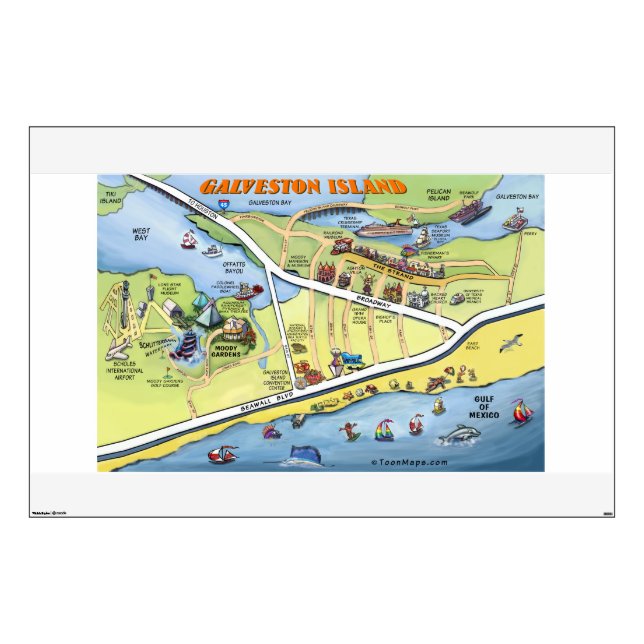 Galveston Wall Decal (Front)