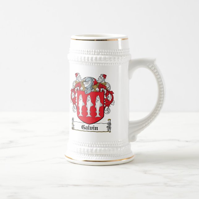 Galvin Family Crest Beer Stein (Right)
