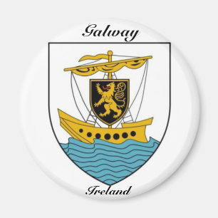 Galway antique ship coat of arms, Ireland Magnet