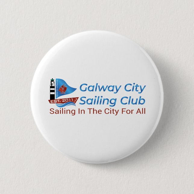 Galway City Sailing Club Button (Front)
