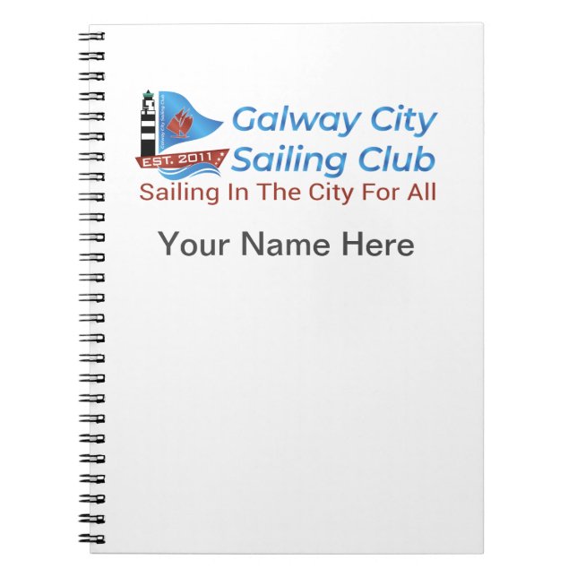 Galway City Sailing Club Notebook (Front)