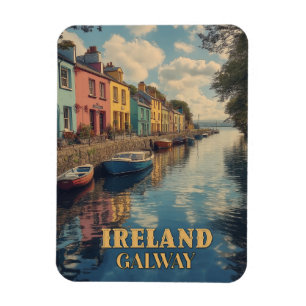 Galway Ireland Retro Irish Landmark  Magnet
