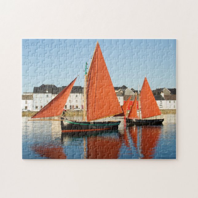 Galway  Sailing Boats Ireland. Jigsaw Puzzle (Horizontal)