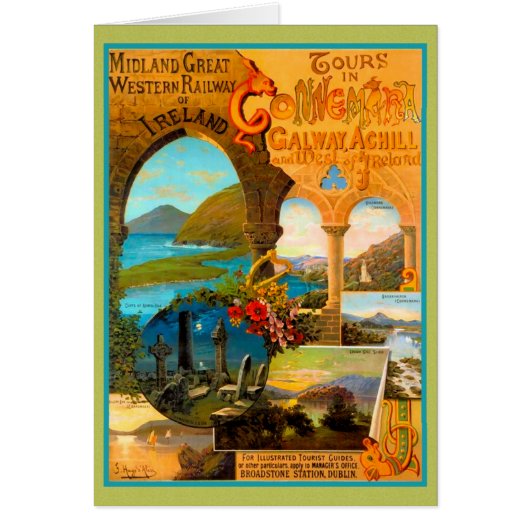 Galway Travel Poster Cards (Front)
