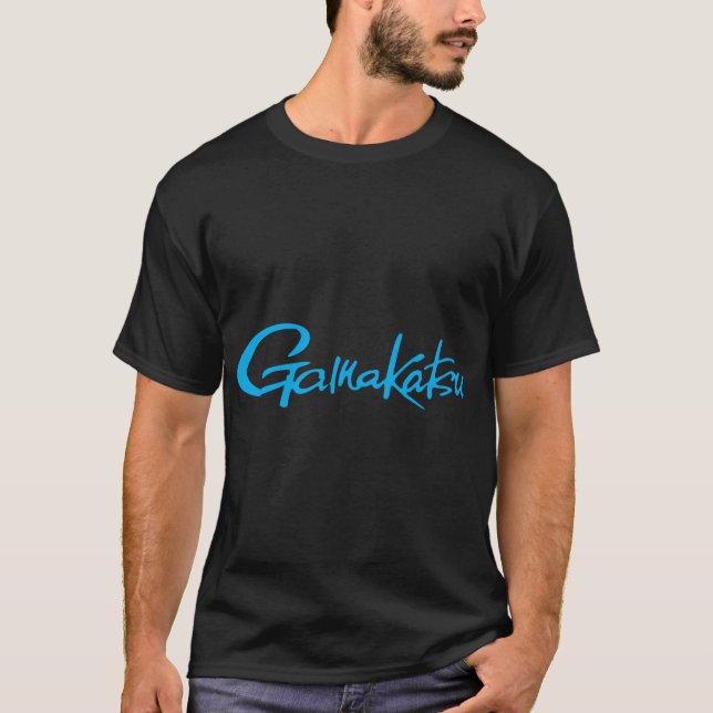 GAMAKATSU USA Sticker T-Shirt (Front)